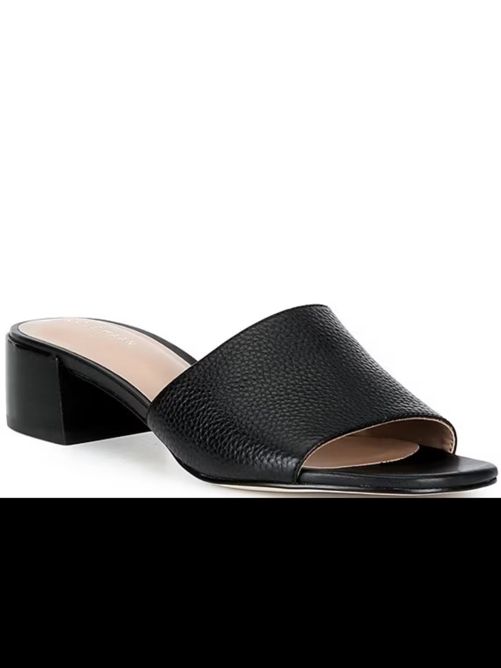 Cole Haan Calli Single Band Block Heel Mule Sandals